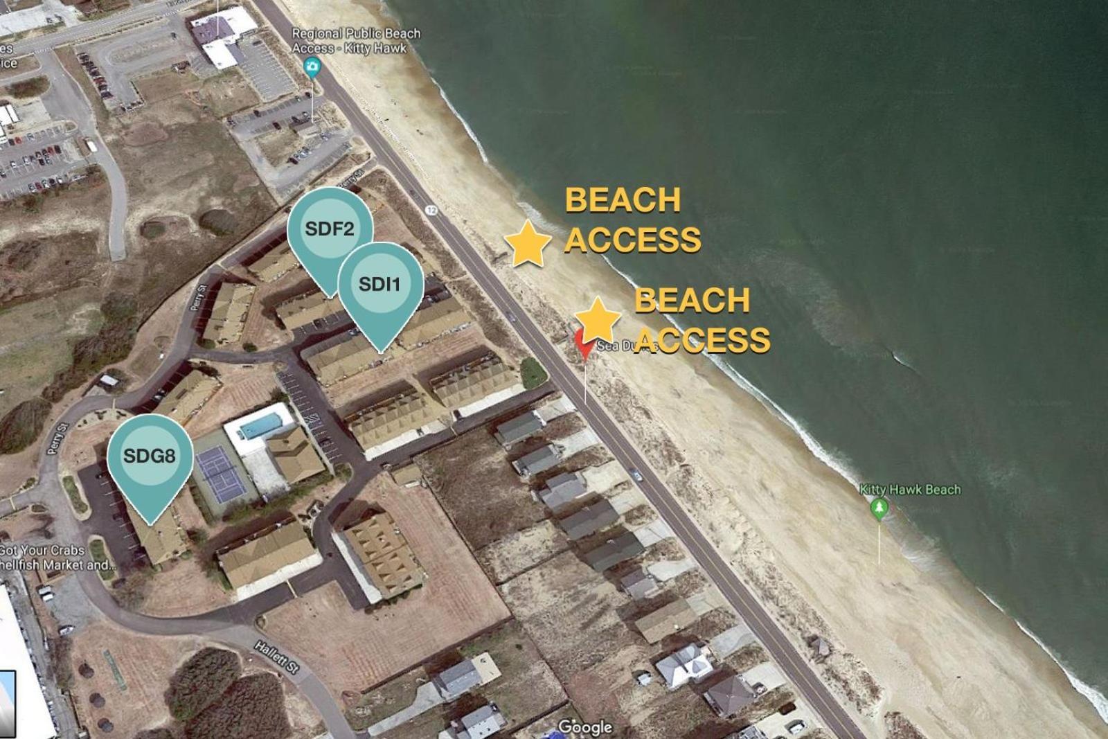 Sdi1 Sea Dunes I1 Steps To The Beach Kitty Hawk Eksteriør bilde